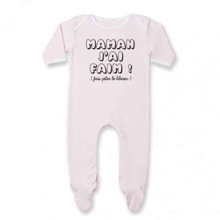 Pyjama bébé Maman j'ai faim