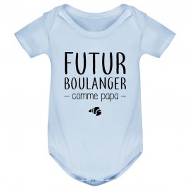 Body bébé Futur boulanger comme papa