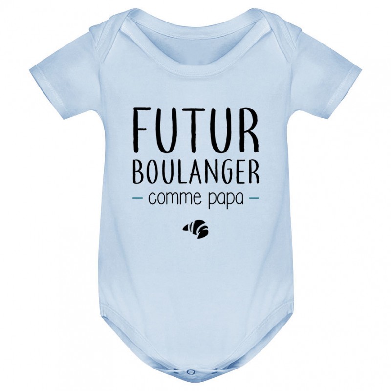 Body bébé Futur boulanger comme papa Body bébé Futur boulanger comme papa