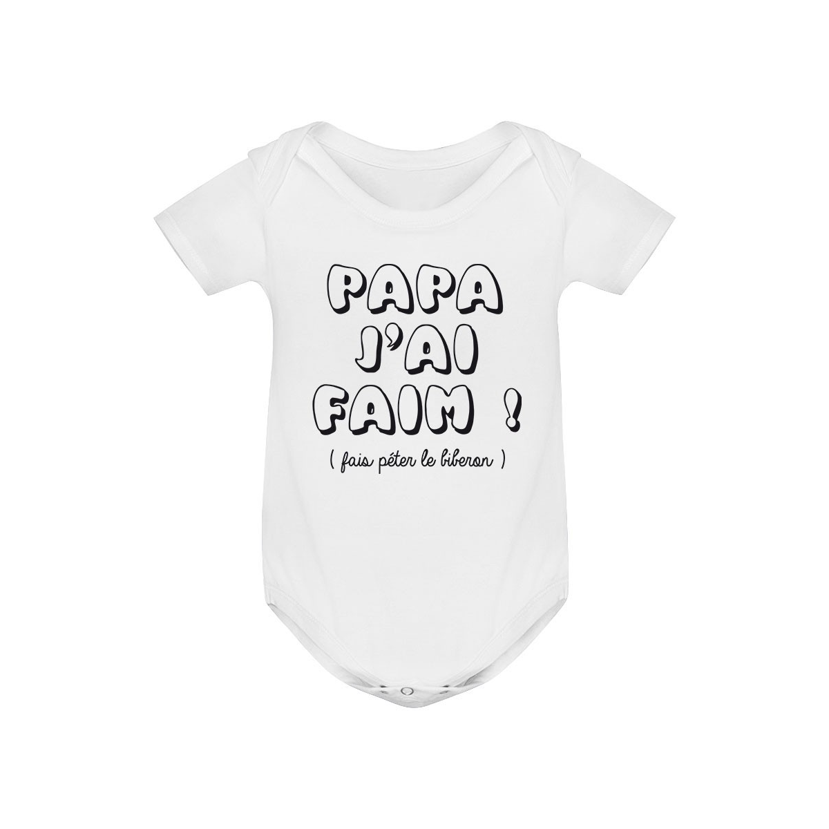 Body bébé Papa j'ai faim