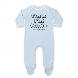 Pyjama bébé Papa j'ai faim