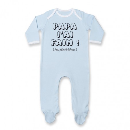 Pyjama bébé Papa j'ai faim