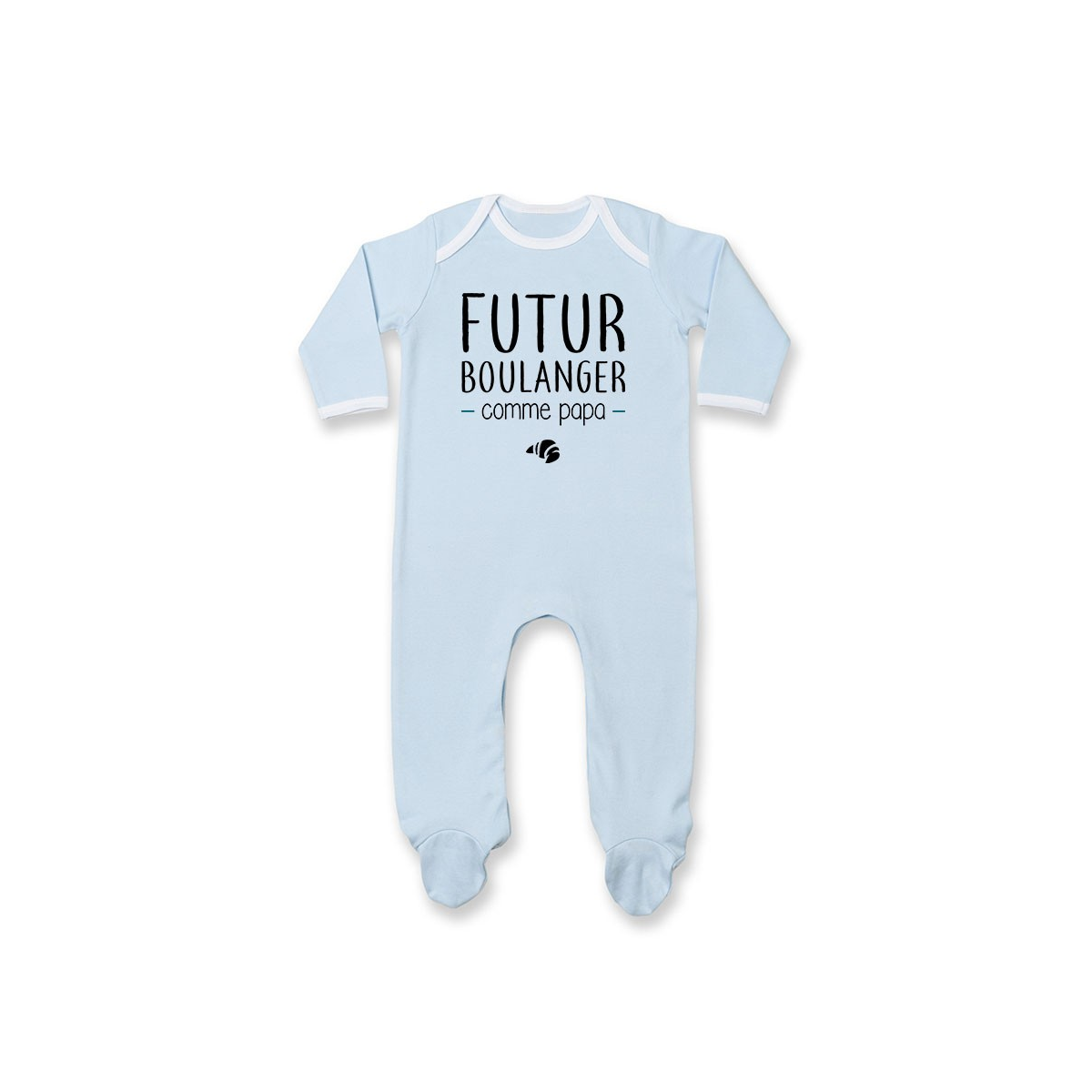 Pyjama bébé Futur boulanger comme papa