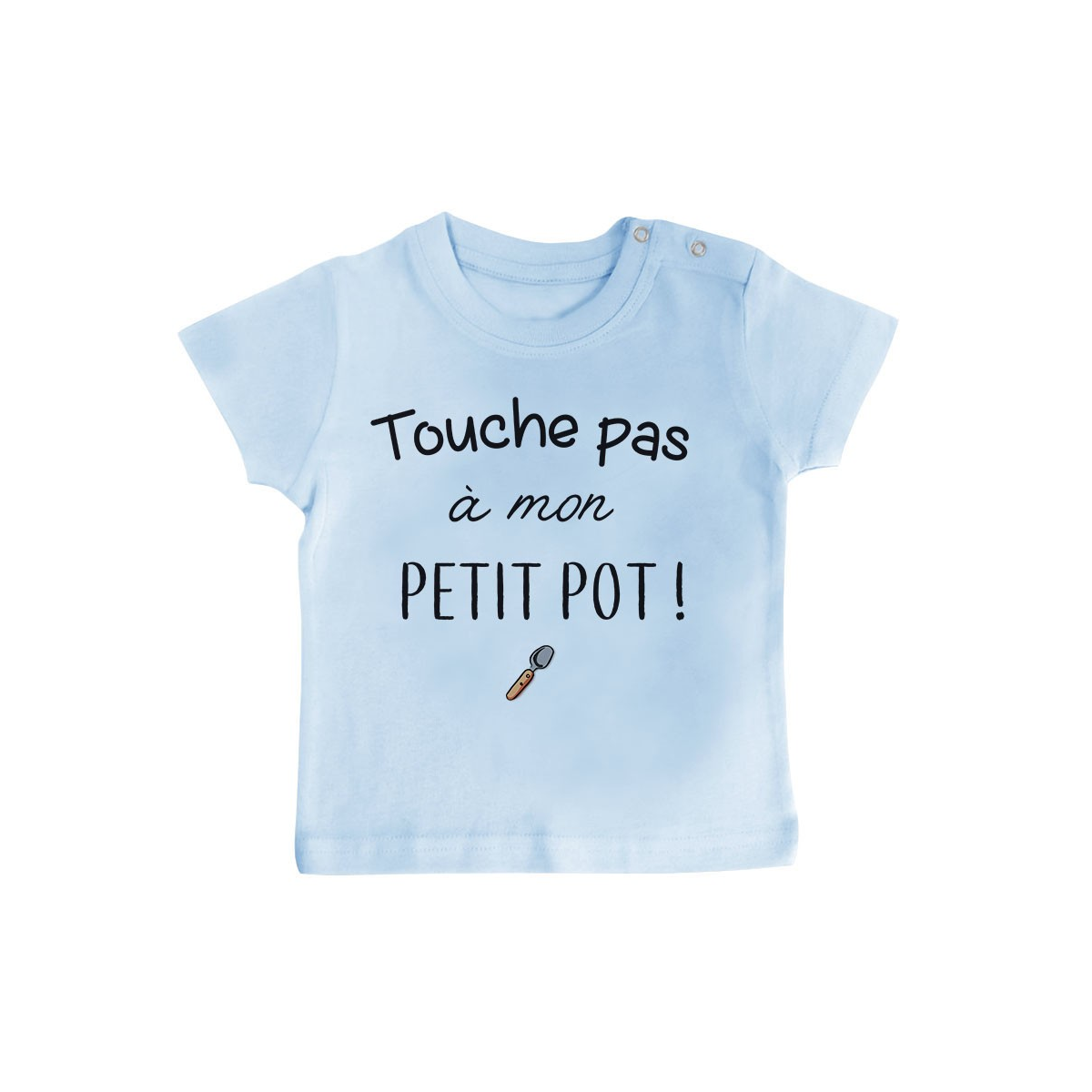 T-Shirt bébé Touche pas à mon petit pot