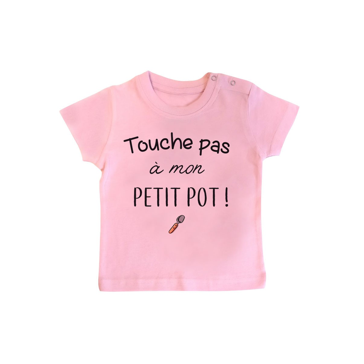 T-Shirt bébé Touche pas à mon petit pot