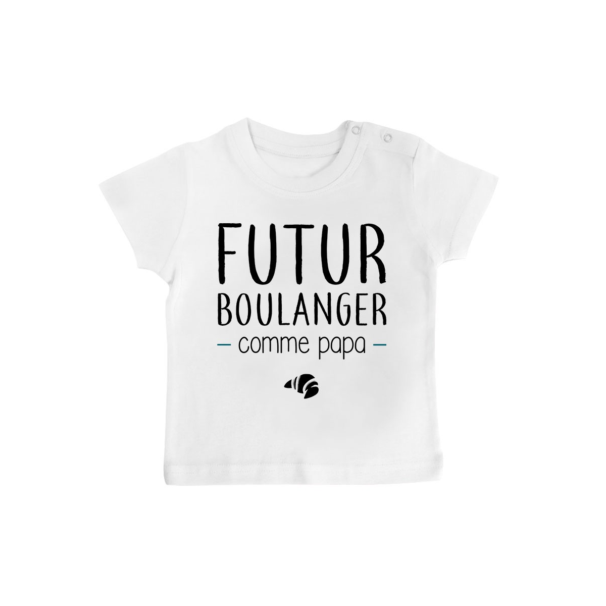 T-Shirt bébé Futur boulanger comme papa