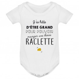 Body bébé Une bonne raclette