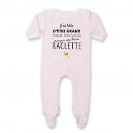 Pyjama bébé Une bonne raclette