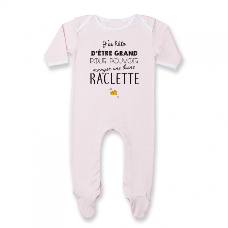 Pyjama bébé Une bonne raclette