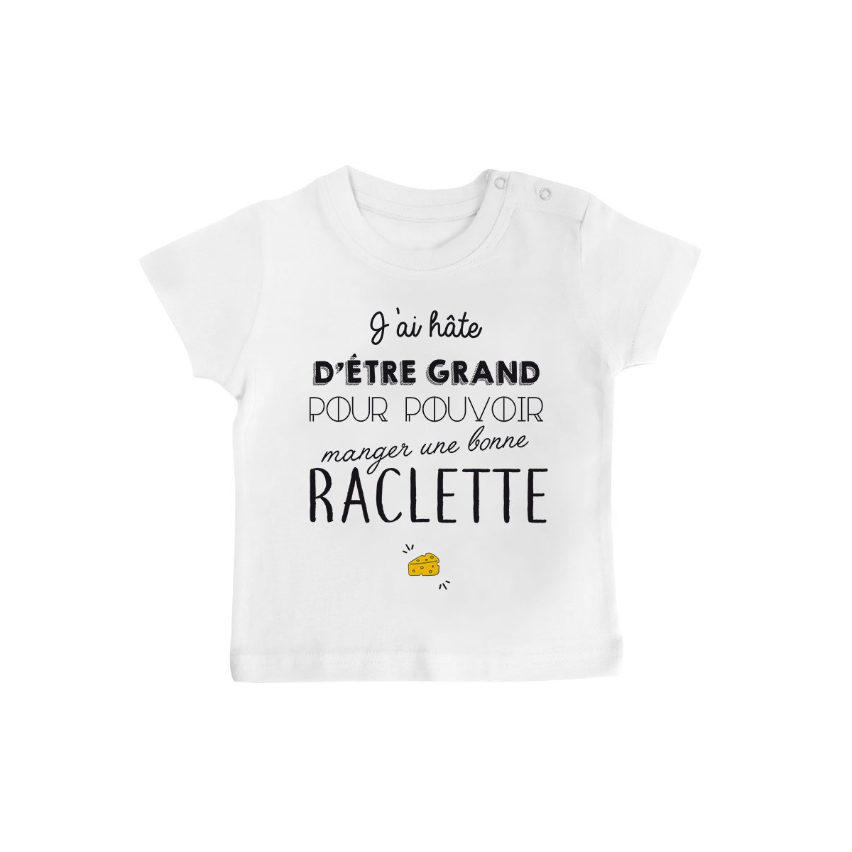 T-Shirt bébé Une bonne raclette