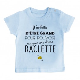 T-Shirt bébé Une bonne raclette