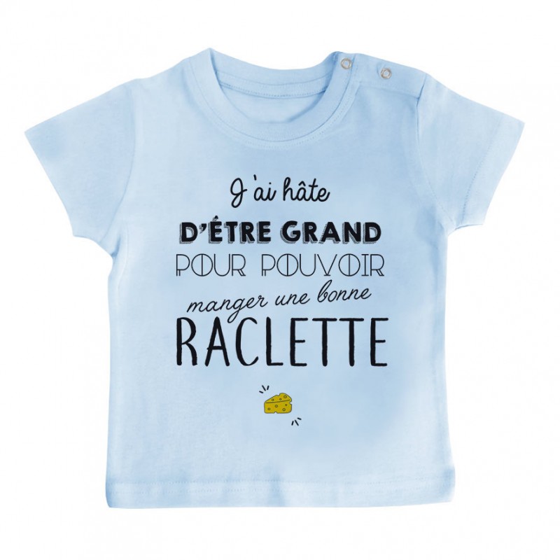T-Shirt bébé Une bonne raclette
