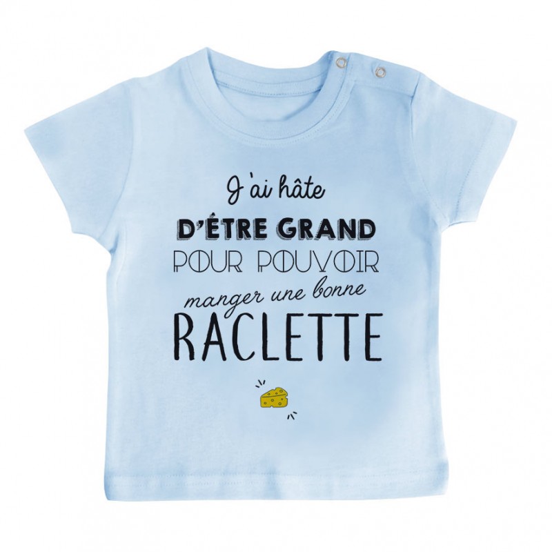 T-Shirt bébé Une bonne raclette T-Shirt bébé Une bonne raclette