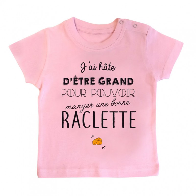 T-Shirt bébé Une bonne raclette T-Shirt bébé Une bonne raclette