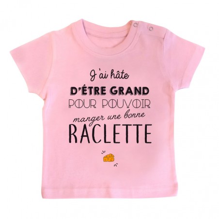 T-Shirt bébé Une bonne raclette