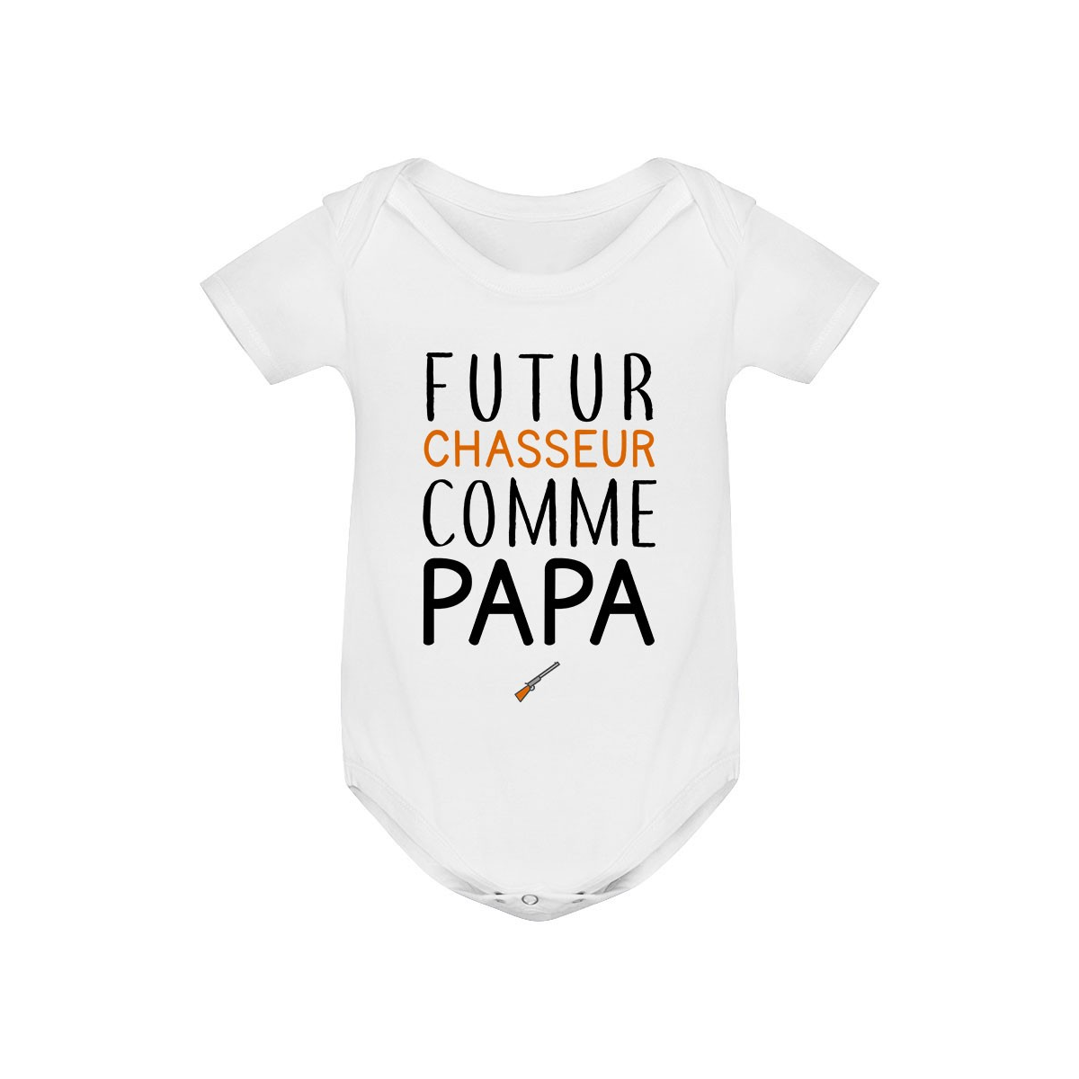 Body bébé Futur chasseur comme papa