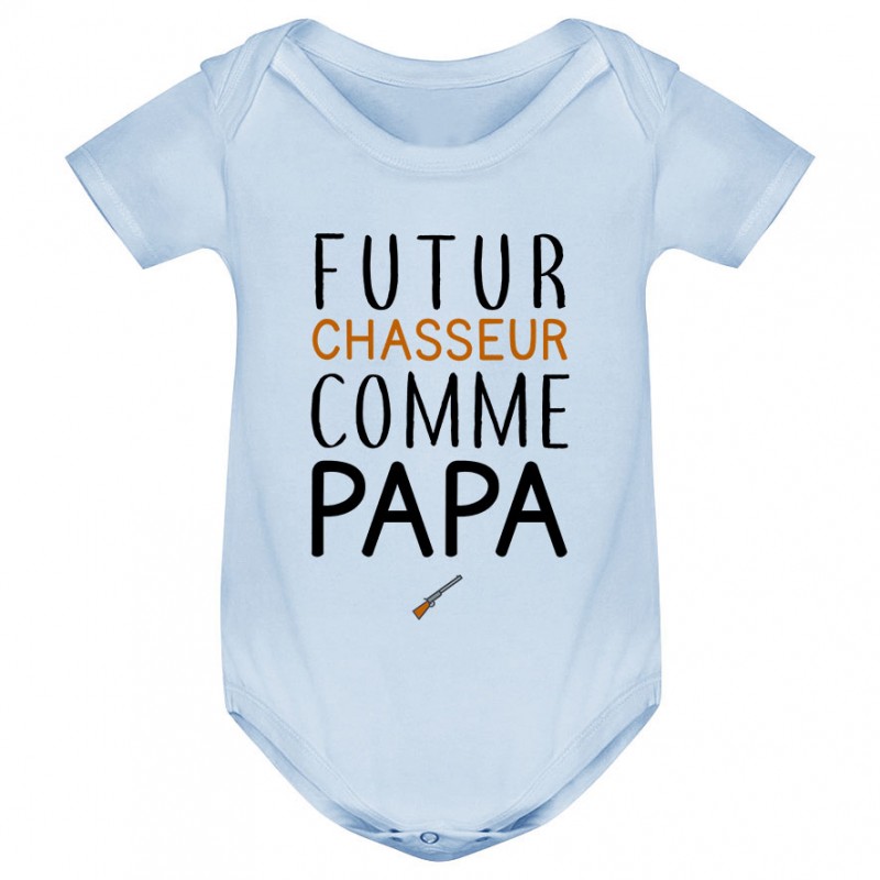 Body bébé Futur chasseur comme papa