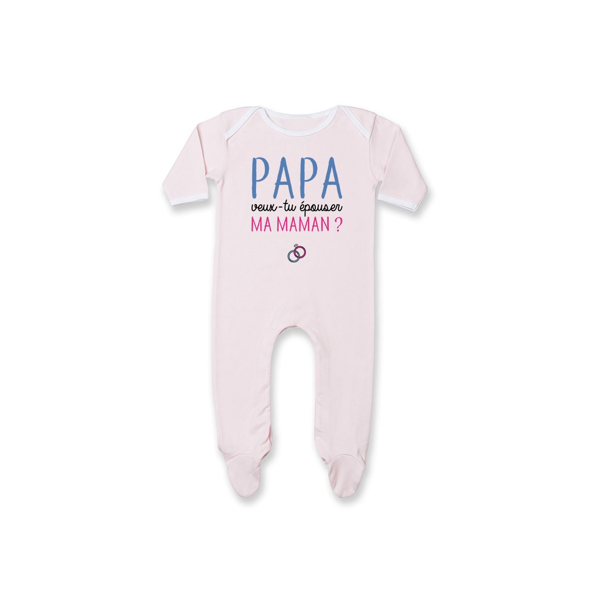 Pyjama bébé Papa veux-tu épouser ma maman ?