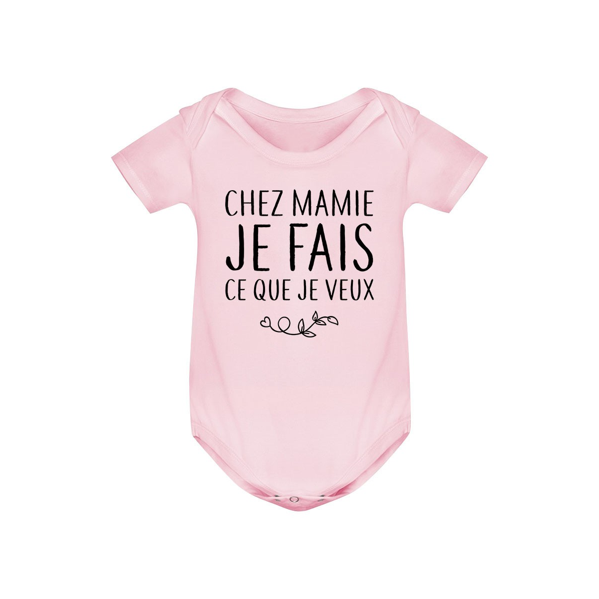 Body bébé Chez mamie je fais ce que je veux