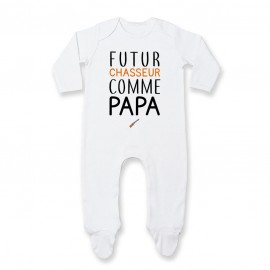 Pyjama bébé Futur chasseur comme papa