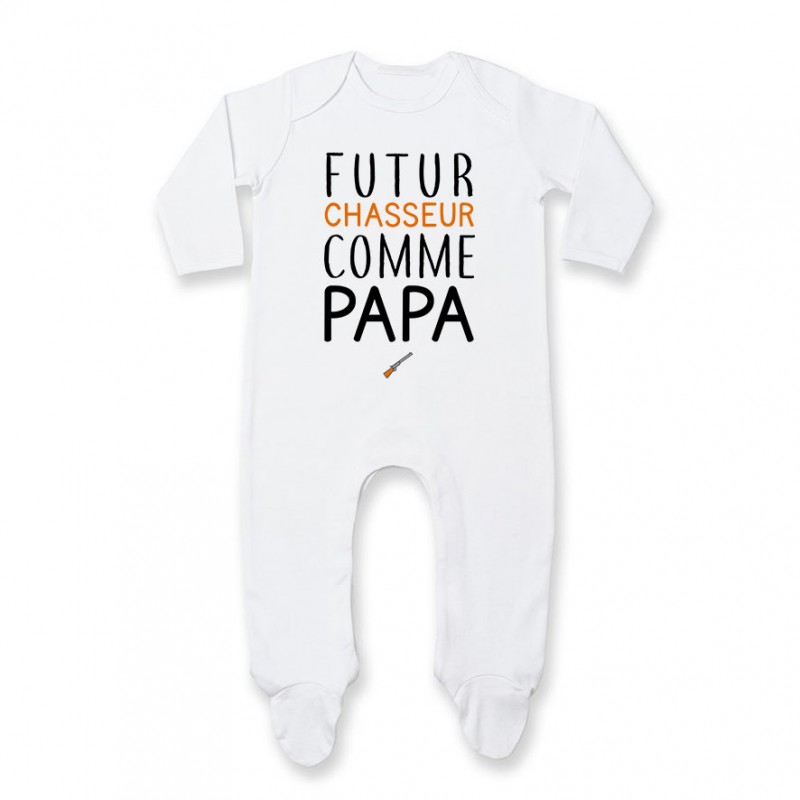 Pyjama bébé Futur chasseur comme papa Pyjama bébé Futur chasseur comme papa