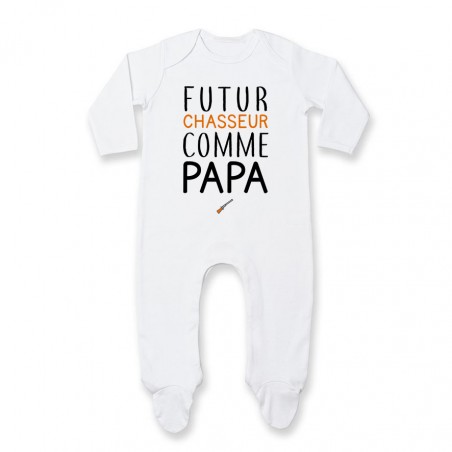 Pyjama bébé Futur chasseur comme papa