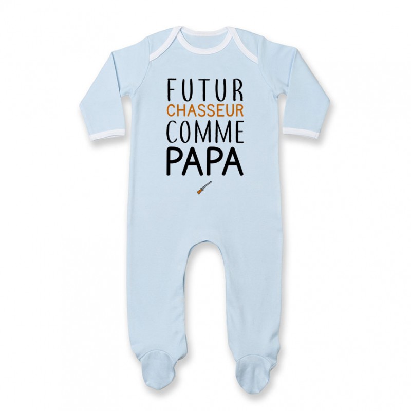 Pyjama bébé Futur chasseur comme papa Pyjama bébé Futur chasseur comme papa