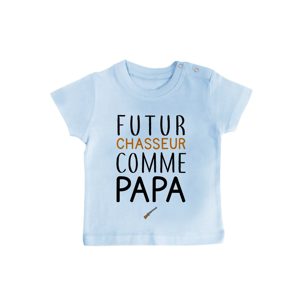 T-Shirt bébé Futur chasseur comme papa