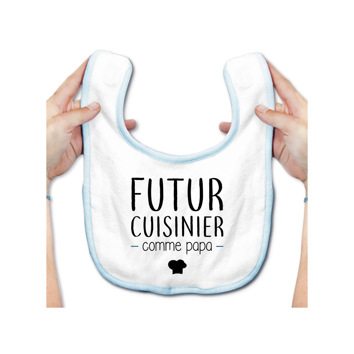 Bavoir bébé Futur cuisinier comme papa