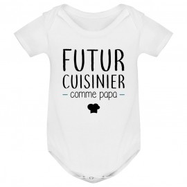 Body bébé Futur cuisinier comme papa