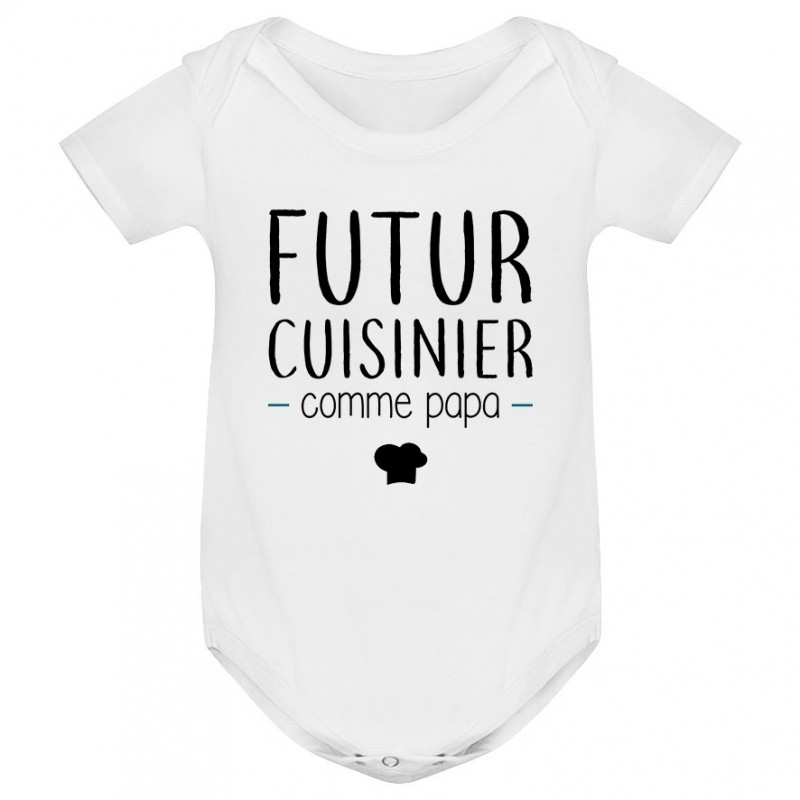 Body bébé Futur cuisinier comme papa