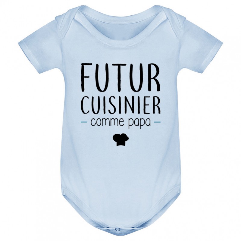Body bébé Futur cuisinier comme papa Body bébé Futur cuisinier comme papa