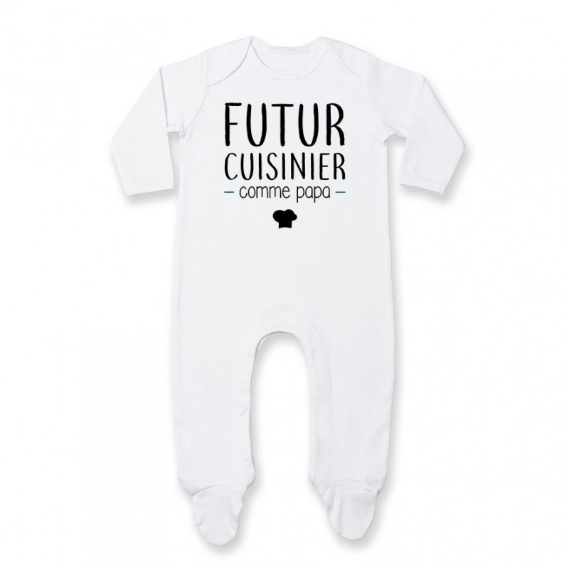 Pyjama bébé Futur cuisinier comme papa Pyjama bébé Futur cuisinier comme papa