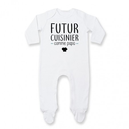 Pyjama bébé Futur cuisinier comme papa