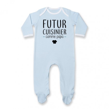 Pyjama bébé Futur cuisinier comme papa