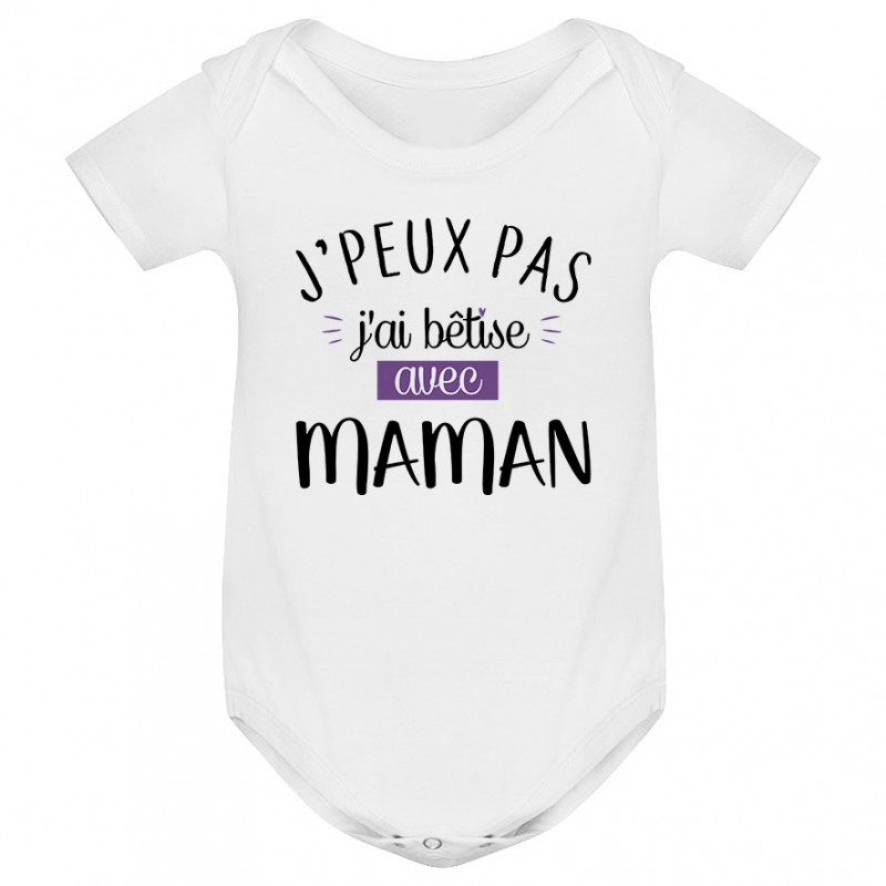 Body Bébé Humour Garçon/Fille /3 Mois/  Marre des biberons  du