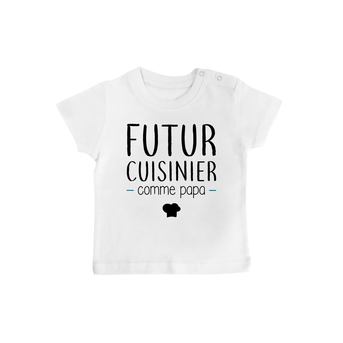 T-Shirt bébé Futur cuisinier comme papa