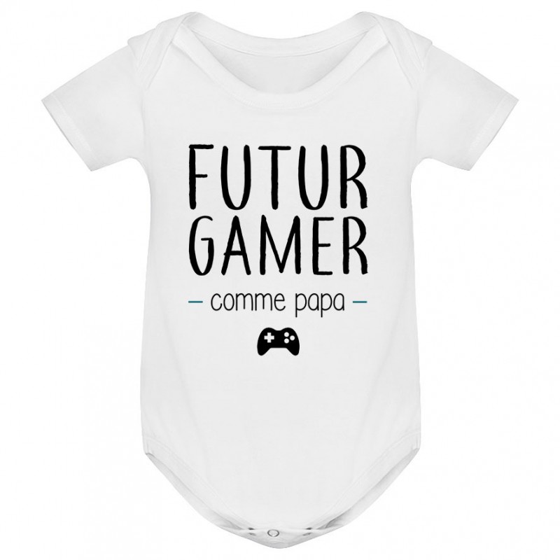 Body bébé Futur gamer comme papa Body bébé Futur gamer comme papa