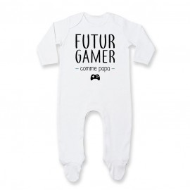 Pyjama bébé Futur gamer comme papa