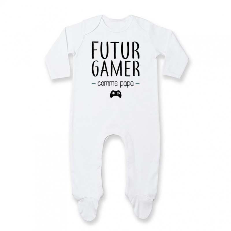 Pyjama bébé Futur gamer comme papa Pyjama bébé Futur gamer comme papa