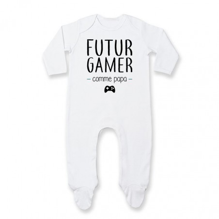 Pyjama bébé Futur gamer comme papa