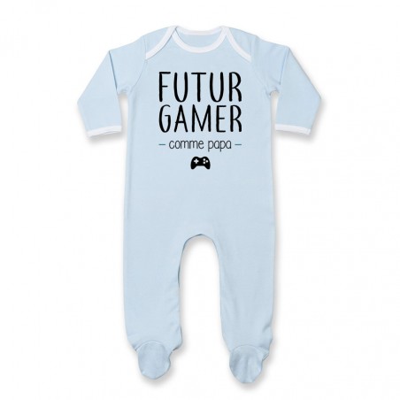 Pyjama bébé Futur gamer comme papa