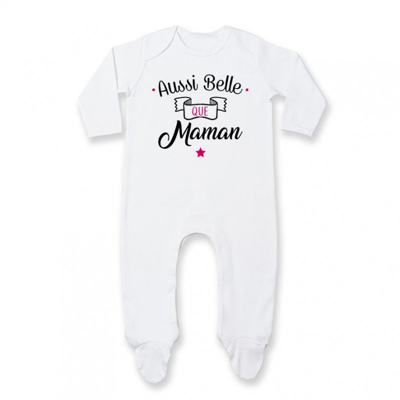 Pyjama bébé Aussi belle que maman Pyjama bébé Aussi belle que maman