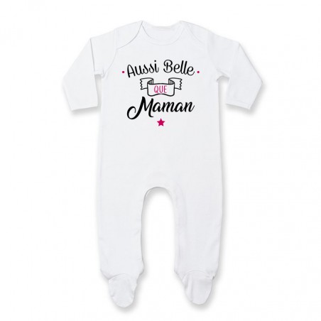 Pyjama bébé Aussi belle que maman