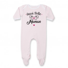 Pyjama bébé Aussi belle que maman