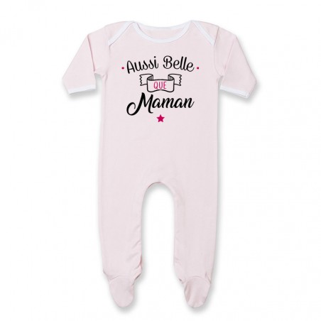 Pyjama bébé Aussi belle que maman