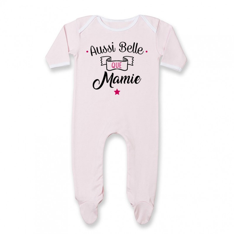 Pyjama bébé Aussi belle que mamie