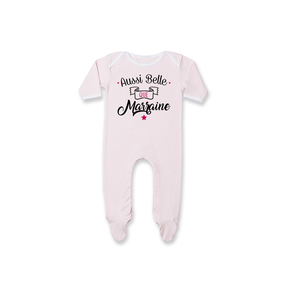 Pyjama bébé Aussi belle que marraine