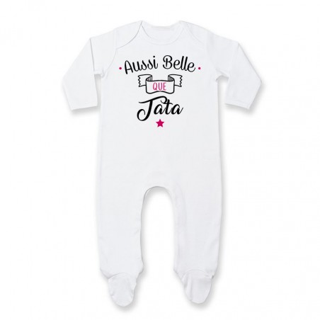 Pyjama bébé Aussi belle que tata