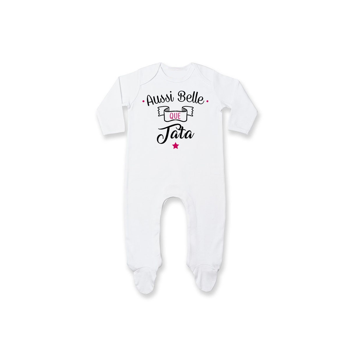 Pyjama bébé Aussi belle que tata